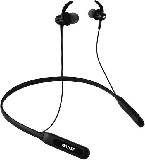 CLEF NB900BT in Ear Wireless Neckband with MIC - Black 