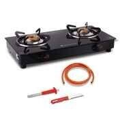 Zepto - Wonderchef Zest Neo 2 Burner Glass Cooktop | Free Gas Lighter and Kitchen Knife