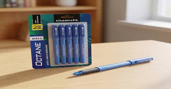 Swiggy Instamart : Classmate Octane Ball Pens | Blue Ink | Pack of 5 (live again) 