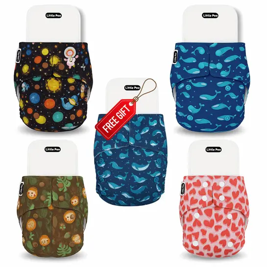 Little Pea – Get 5% Off On Cloth Diapers Above ₹1199 (Code: DIAPER10)