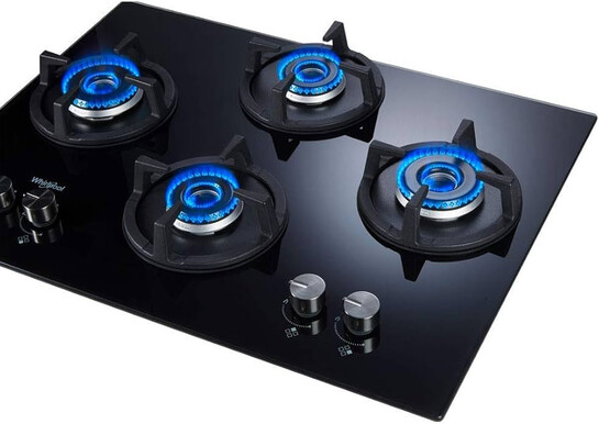 Whirlpool Elite Hybrid 704 Mt 4 Burner Gas Hob