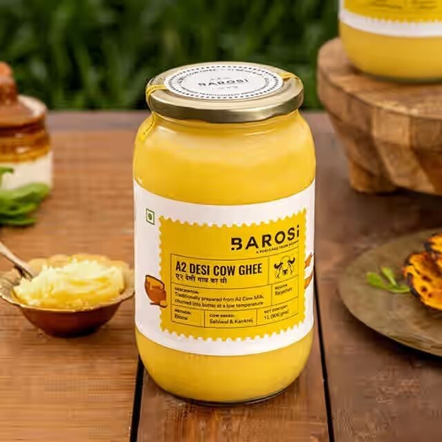 Zepto - Barosi A2 Desi Cow Ghee Jar | Pure & Traditional 1L(location specific)