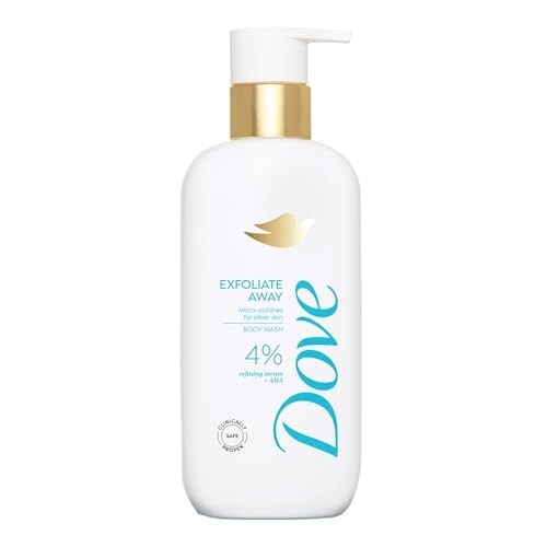 Dove Exfoliate Away Serum Body Wash | 4% Refining Serum + AHA 