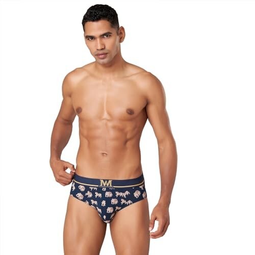 Macroman M-Series MW Signature Collection by Rohit Bal Premium Tencel, Spandex Mens Briefs