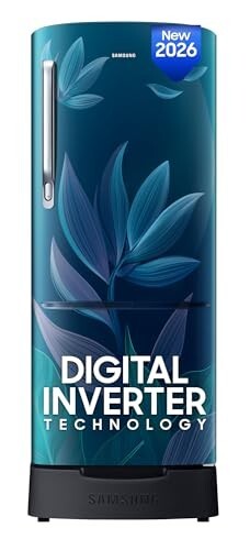 Samsung 183 L, 4 Star, Digital Inverter, Direct-Cool Single Door Refrigerator 