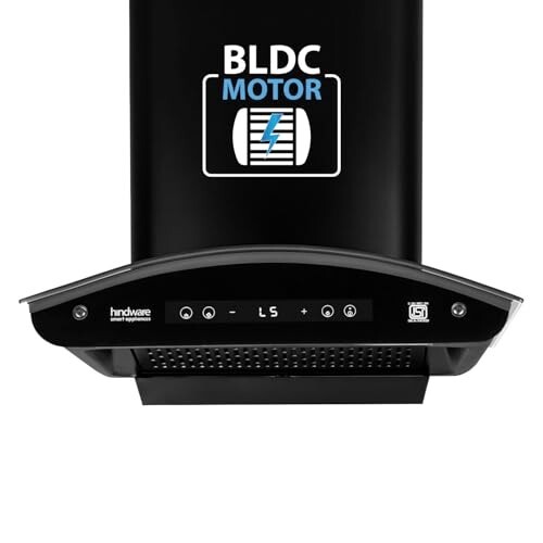 Hindware Smart Appliances | Alexio Plus BLDC 60 cm Chimney  (Black)