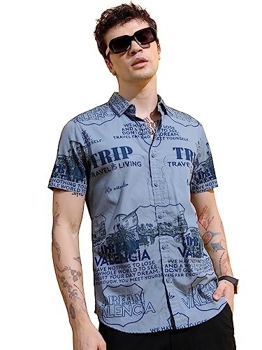 Ketch Men's Solid Regular Fit Button Down Shirt