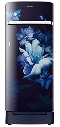 Samsung 215L 5 Star Single Door Refrigerator (Midnight Blossom Blue) [₹750 Coupon + Axis CC]