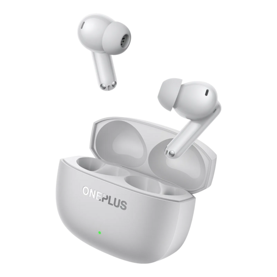 OnePlus Nord Buds 4 Pro E518A TWS Earbuds with Active Noise Cancellation (IP55 Dust & Water Resistance, 6 Mic AI Clear Call, Radiant Gray)