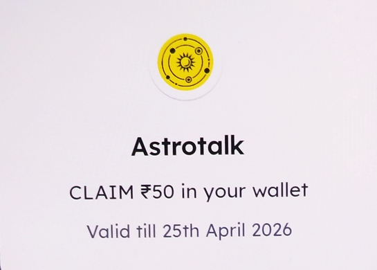 Zomato × Astrotalk : Get ₹50 free cash in Astrotalk wallet