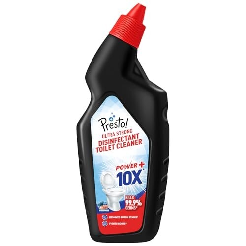 Amazon Brand Presto! Ultra Strong Toilet Cleaner (1L, Ocean Mist)
