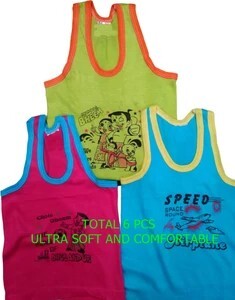 Vest For Baby Boys & Baby Girls Cotton (Multicolor, Pack of 1) 