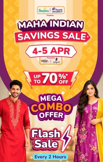 Meesho Maha Indian Savings Sale (4–5 April) – Up to 70% Off