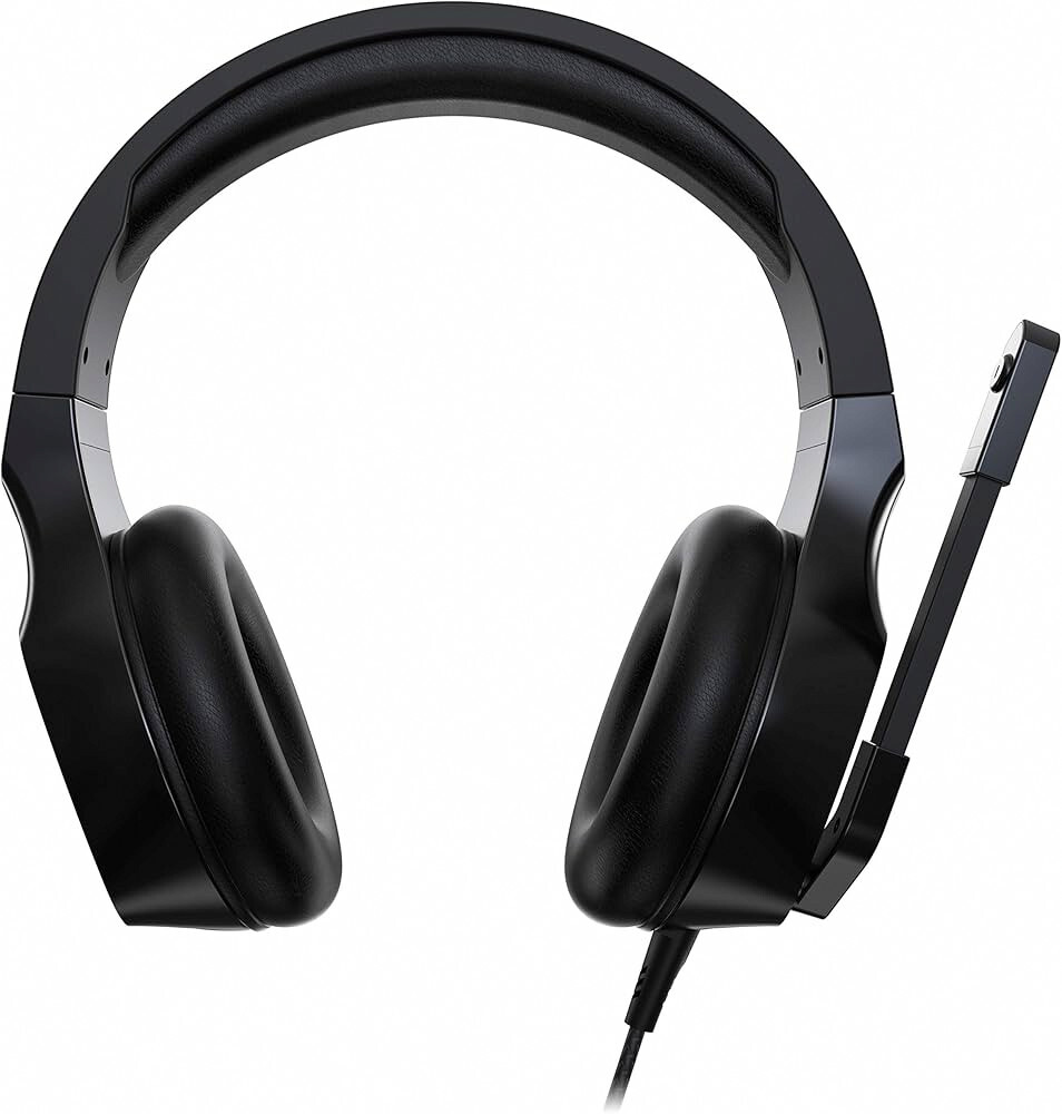 acer NHW820 Nitro Wired Gaming Over The Ear Headset | Ligtweight, Comfortable for Prolonged Gaming, Excellent Sound & Vocal Quality I Flexible 6” Boom and Omnidirectional Mic I 3.5 mm Connectivity 