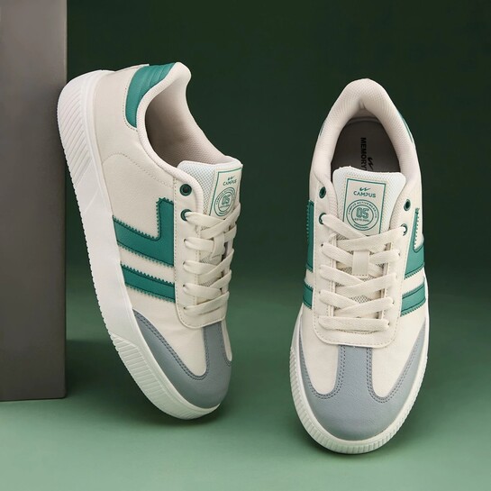 CAMPUS FIJI Sneakers For Men (White , 9)