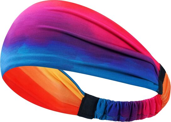teknik Printed Multifunction Sports Sweatband Headband Microfiber Men and Women Head Band