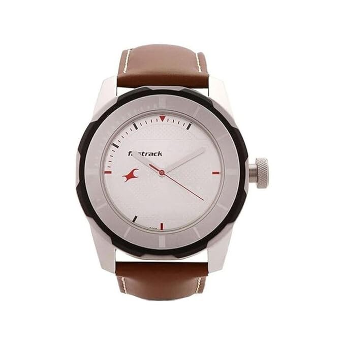 Fastrack Economy 2013 Analog White Dial Men's Watch