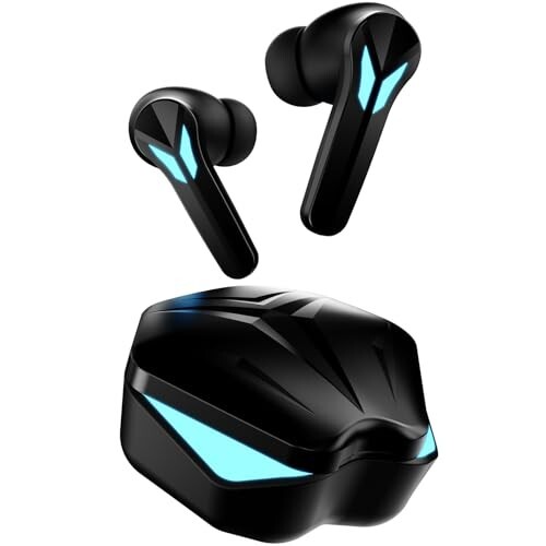 Fire-Boltt Aero Shadow TWS Earbuds Custom EQ, RGB Lights, Wireless Bluetooth 5.4 - Onyx Black