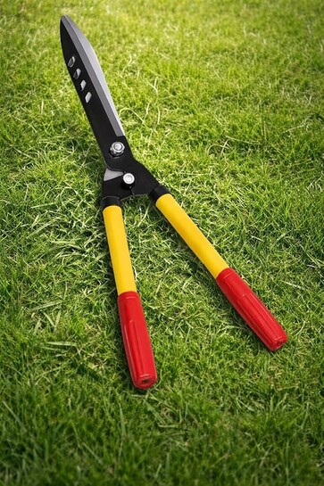 Heavy Duty Hedge Shears for Gardening  Black & Yellow