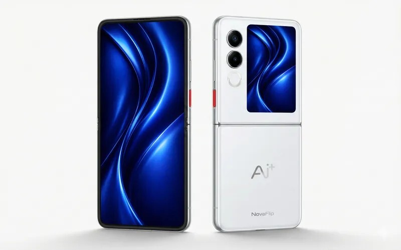 (Upcoming) Ai+ Nova Flip 5G (Glacier White, 256 GB) (8 GB RAM)Sale starts in MAY