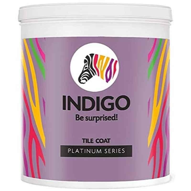 Indigo Tile Coat Platinum Series – Premium Roof Tile Coating | Vibrant Non-Fading Colours | Rich Sheen Finish | Anti-Fungal & Water-Resistant | Exterior Use | 4 L Soothing Sapphire