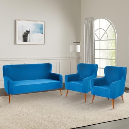 Amazon Brand - Solimo 5 Seater (3+1+1) Sofa Cover Set 