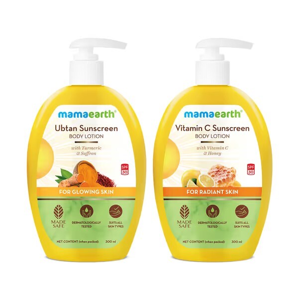 Sunscreen Body Lotion Combo - 300ml + 300ml