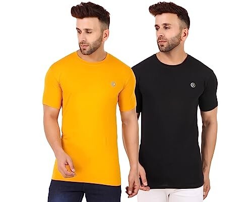 ELYYORK Regular Fit Men's Causal T-shirt