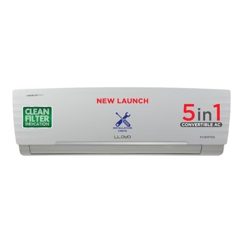 Lloyd 1.5 Ton 3 Inverter Split AC – 5-in-1 Convertible (GLS18I3FWAGC)