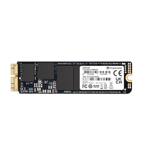 Transcend 240GB JetDrive 820 PCIe Gen3 x 2 Solid State Drive (TS240GJDM820)