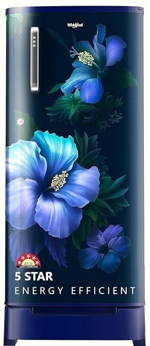 Whirlpool 184 L 5 Star Direct-Cool Single Door Refrigerator  (Blue, 2026 Model)