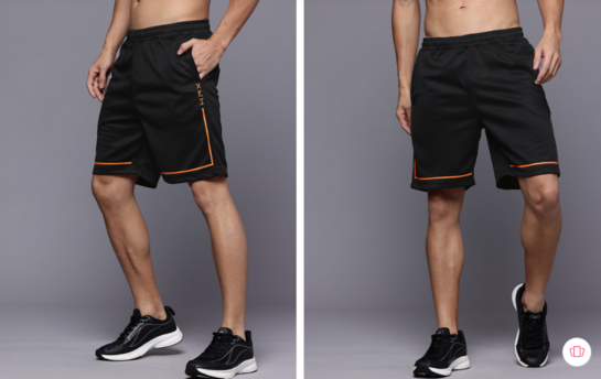 HRX by Hrithik Roshan Men Rapid-Dry Training or Gym Sports Shorts