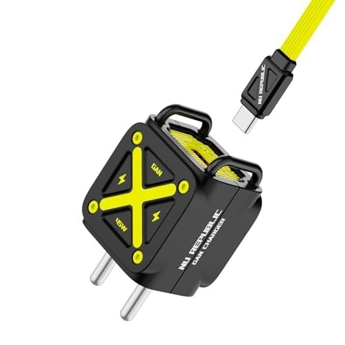 Nu Republic Cybotron Cube 45W GaN Charger with Cable