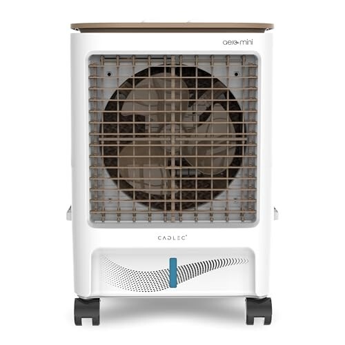 Cadlec AeroMini 20L Personal Air Cooler For Home, High Speed Fan with Powerful Air Throw, Inverter Compatible, Anti-Bacteria Honeycomb Pad, 3 Year Warranty | White