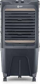 Orient Electric Tornado 88L Desert Air Cooler for home | Densenest Honeycomb Pads | Dark Grey