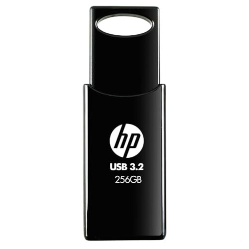 HP 712w 256GB USB 3.2 Flash Drive (Black)