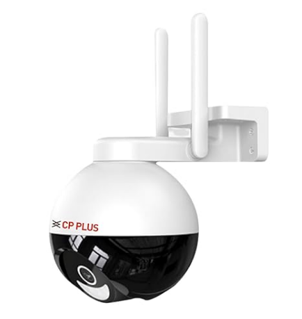 CP PLUS 4MP Quad HD Outdoor Wi-Fi CCTV Camera | 360° Pan & Tilt