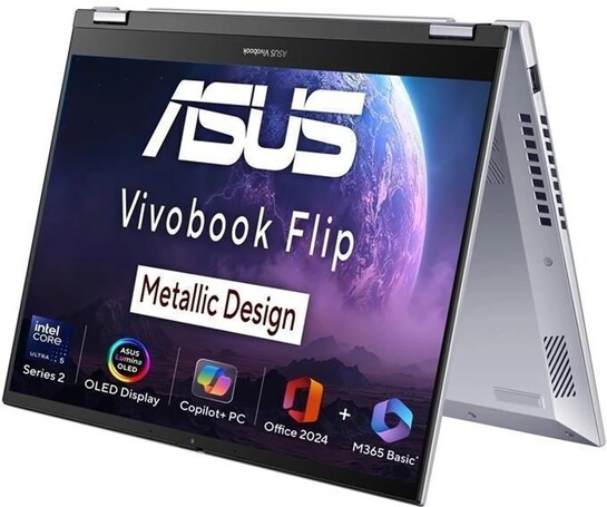 ASUS Vivobook 14 Flip OLED (2025) (16 GB/512 GB SSD/Windows 11 Home) Laptop 