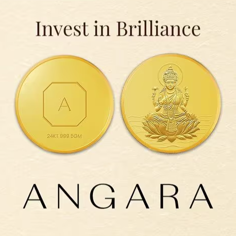 1 Gm 24 Kt (999) ANGARA Lakshmi Gold Coin