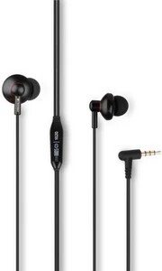 ZEBRONICS Zeb-Buds 10 Wired Headset (Black, In the Ear)