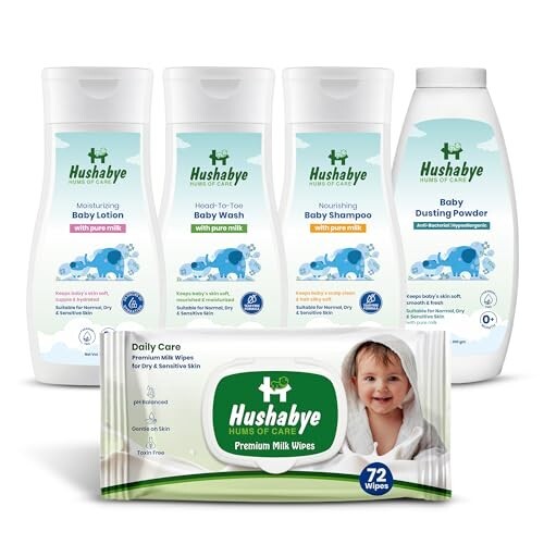 Hushabye Newborn Care Gift Set, Combo Pack of 5