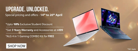 Acer Special Pricing Offers (14th-20th April) - Up to 10% Exclusive Student Discount 