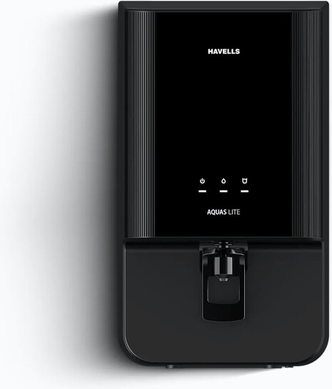Havells Aquas Lite Water Purifier, UV + UF Purification, 4-stages, 7L Storage, Ideal for Municipal Water, Significant water savings, BIS Approved, Black : Amazon.in: Sports, Fitness & Outdoors