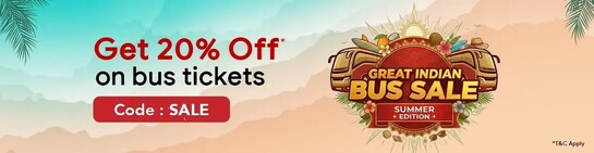 Abhibus - GEAT INDIAN BUS SALE | SUMMER EDITION | GET 20% on bus tickets 