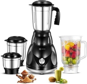 Havok Black_Mixer_4Jar 750 W Juicer Mixer Grinder (Hav/Mix/4Jar(B...more