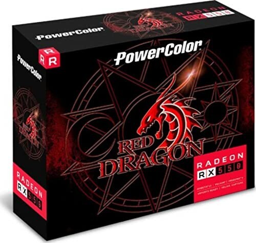 POWER COLOR Red Dragon AMD RX 550, 2GB GDDR5 Graphics Card [Apply coupon]