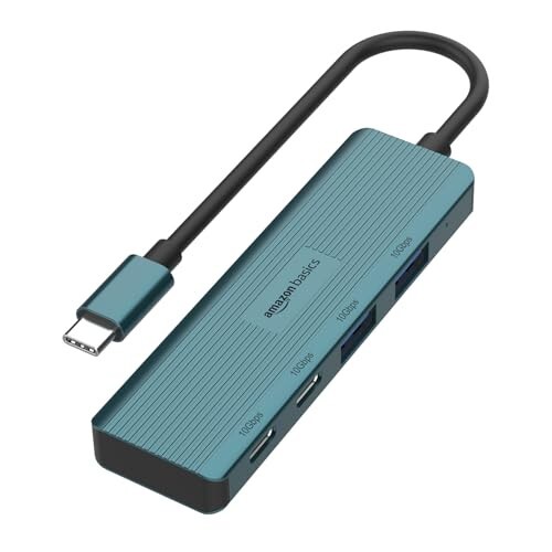 Amazon Basics Pro Series 4-in-1 USB-C Hub, and USB-A 3.2 Gen 2 HighSpeed Data Transfer
