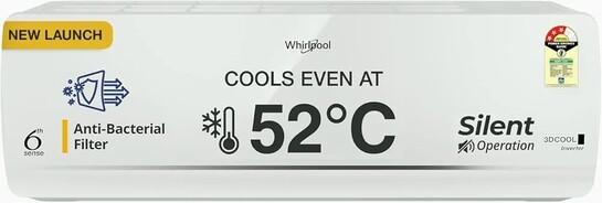 Whirlpool 2 Ton 3 Star, 3D cool Inverter Split AC 