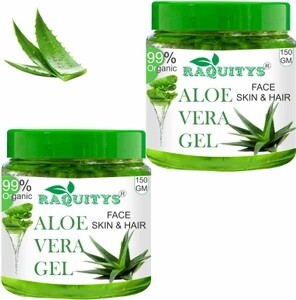 MOQ-2 | RAQUITYS Aloe Vera Multipurpose Beauty Gel For Skin And Hair (300...more