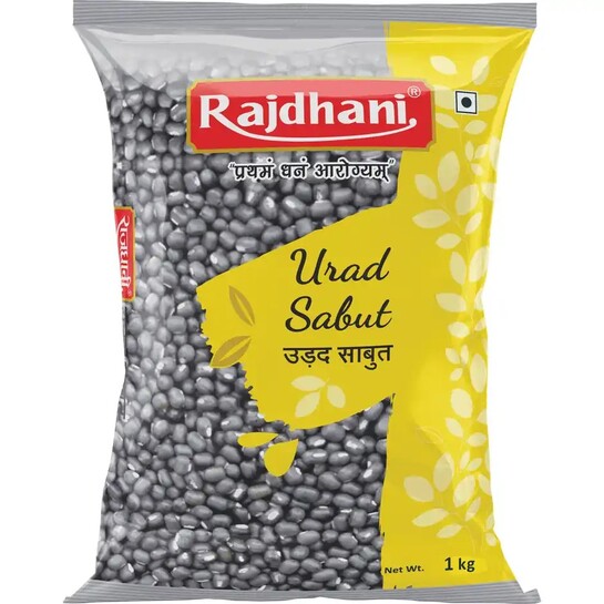 Zepto : Rajdhani Urad Sabut 1 kg (Location Specific)